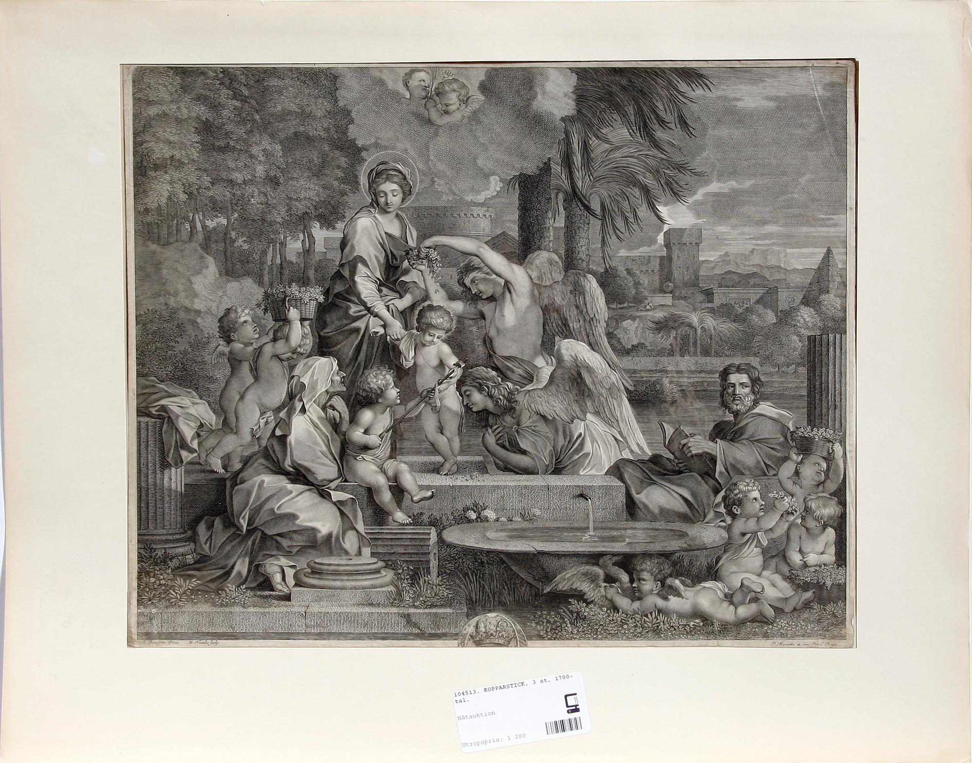 KOPPARSTICK, 3 st, 1700-tal.