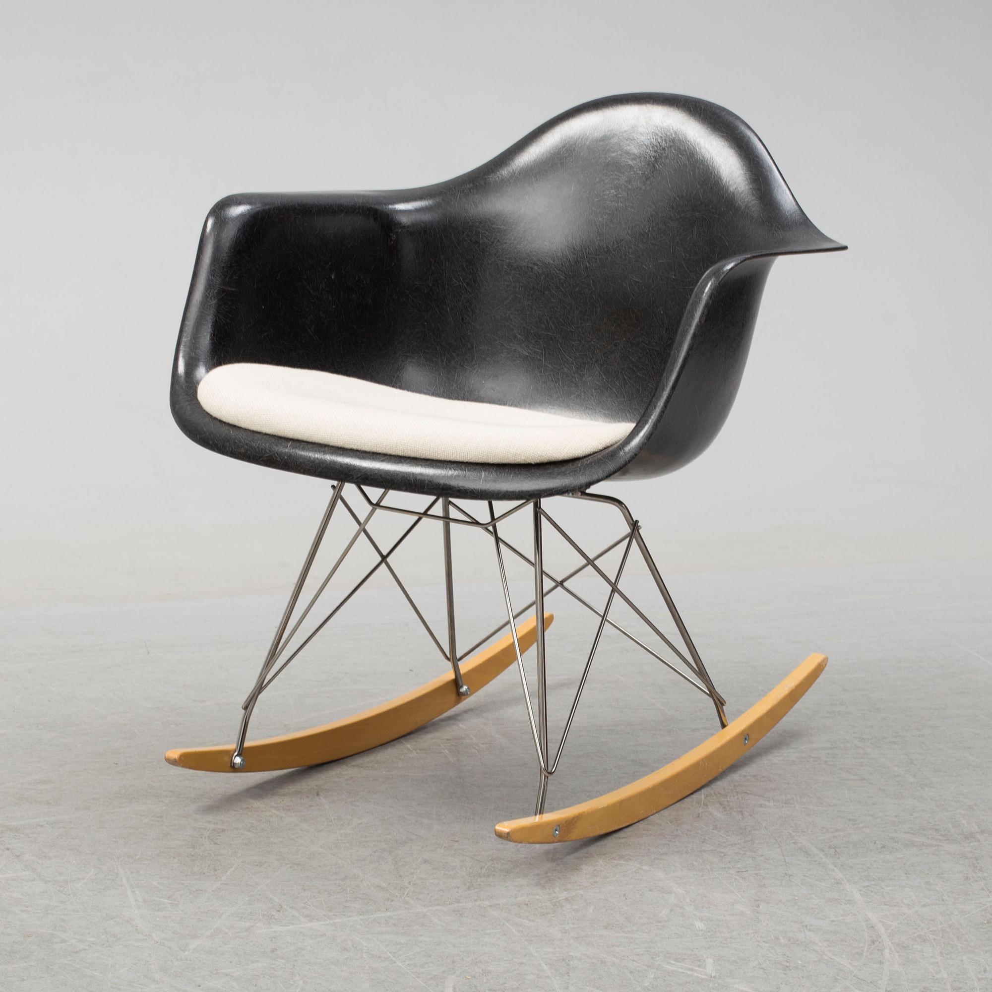 A 'Rocket chair' by Charles & Ray Eames, Herman Miller, late 20th century.