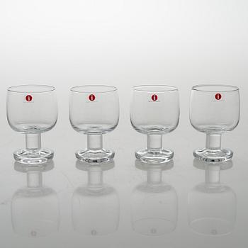 TIMO SARPANEVA, juomalaseja, 12 kpl, "Jurmo" 2133, Iittala.