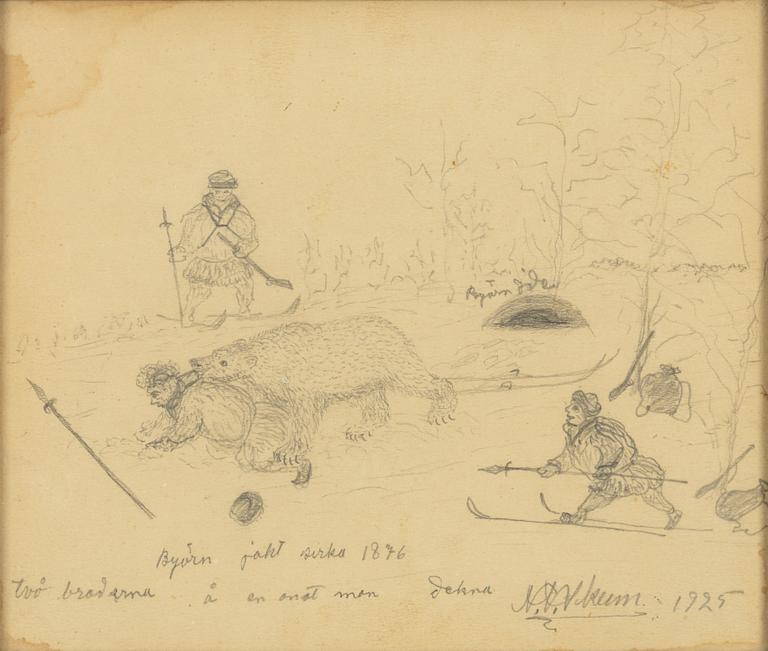 Nils Nilsson Skum, Bear Hunt.