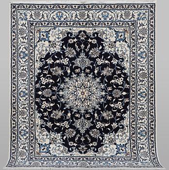 Matta, Nain, part silk, ca 195 x 150 cm.
