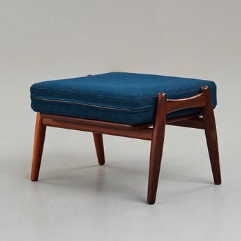 HANS J WEGNER, a teak stool, model "GE 240" for Getama, Denmark.