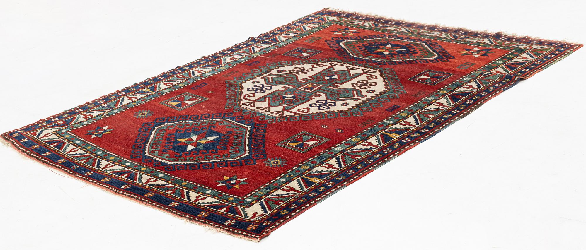 A Lori Pambak rug, Kazak region, South Caucasus, ca 249 x 178 cm.