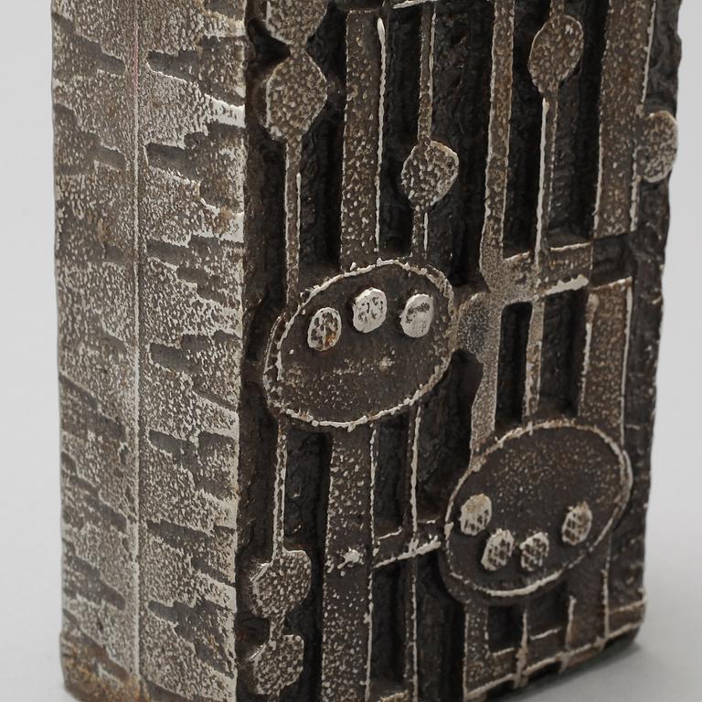 A "Steel art" vase, designed by Olav Joa for Polaris Fabrikker, model design and production started 1972.