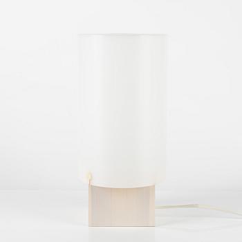 Uno & Östen Kristiansson, a pine and acrylic table light, Luxus, Vittsjö.