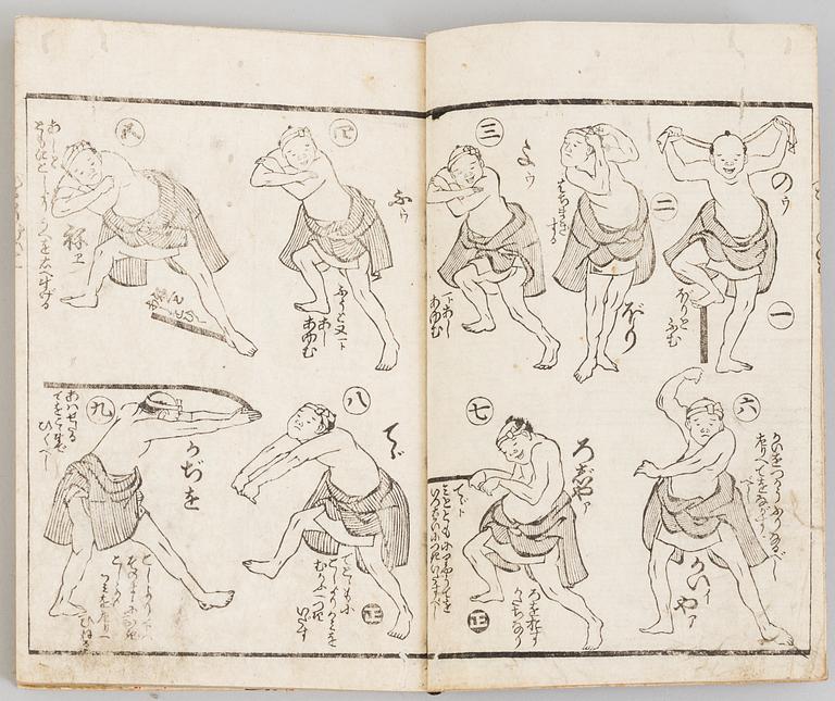 Three japanese books, 20th century.