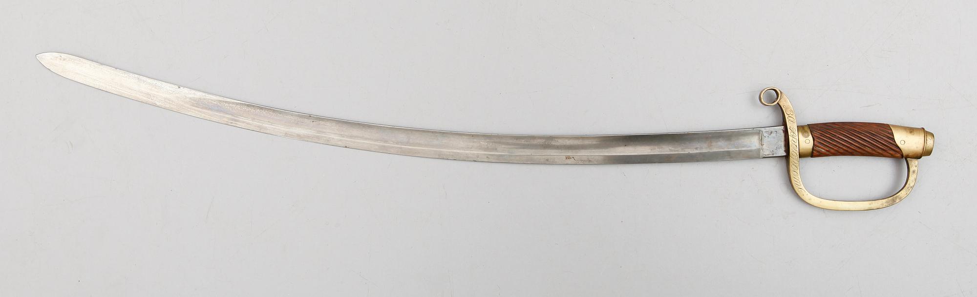 SABEL, "Saschka", Ryssland, 1800-talets mitt, knapp med St Anna tecken.