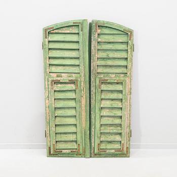 Fönsterluckor 3 par 1900-tal.