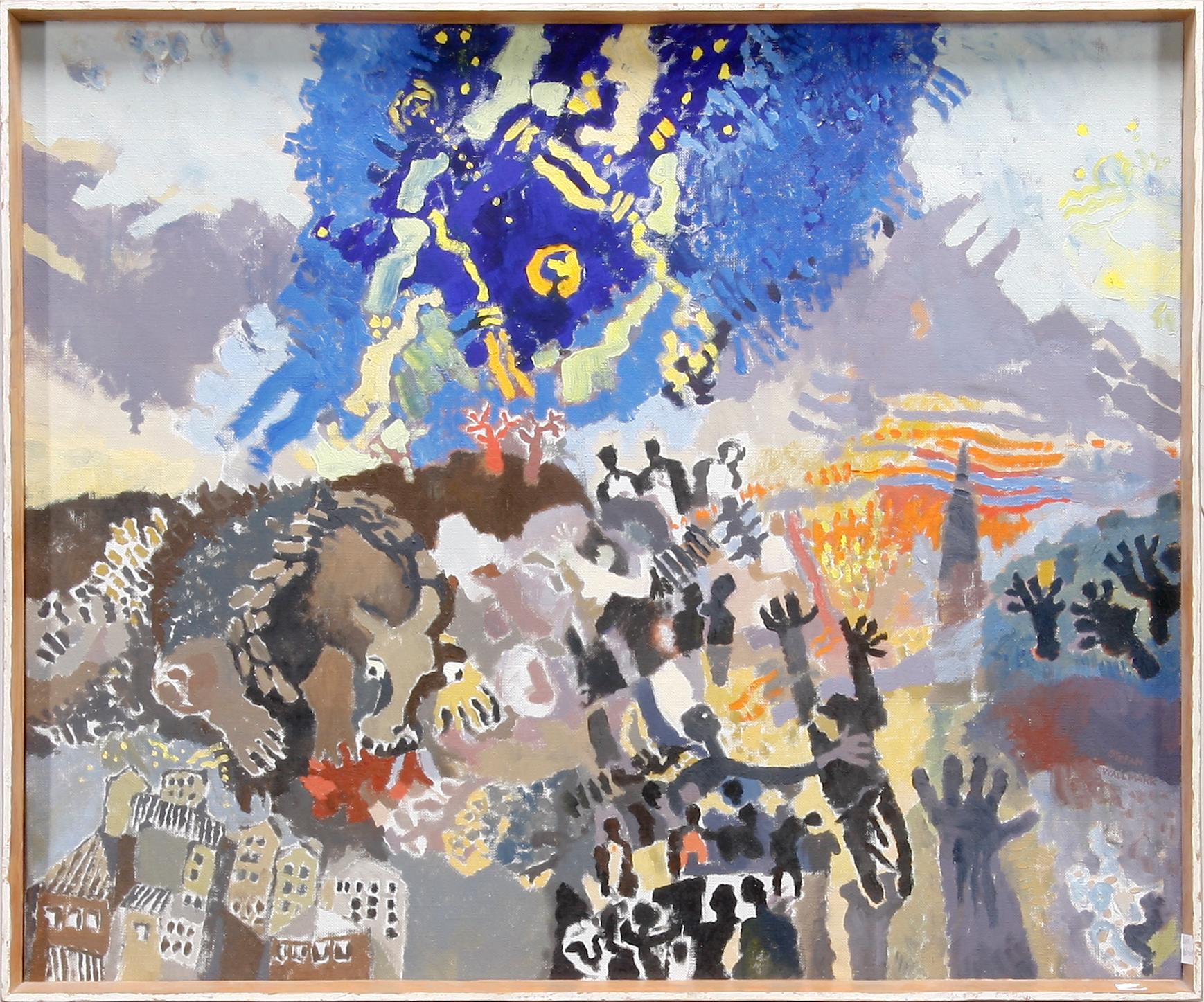 STEFAN WALLMARK. Olja på duk, sign.