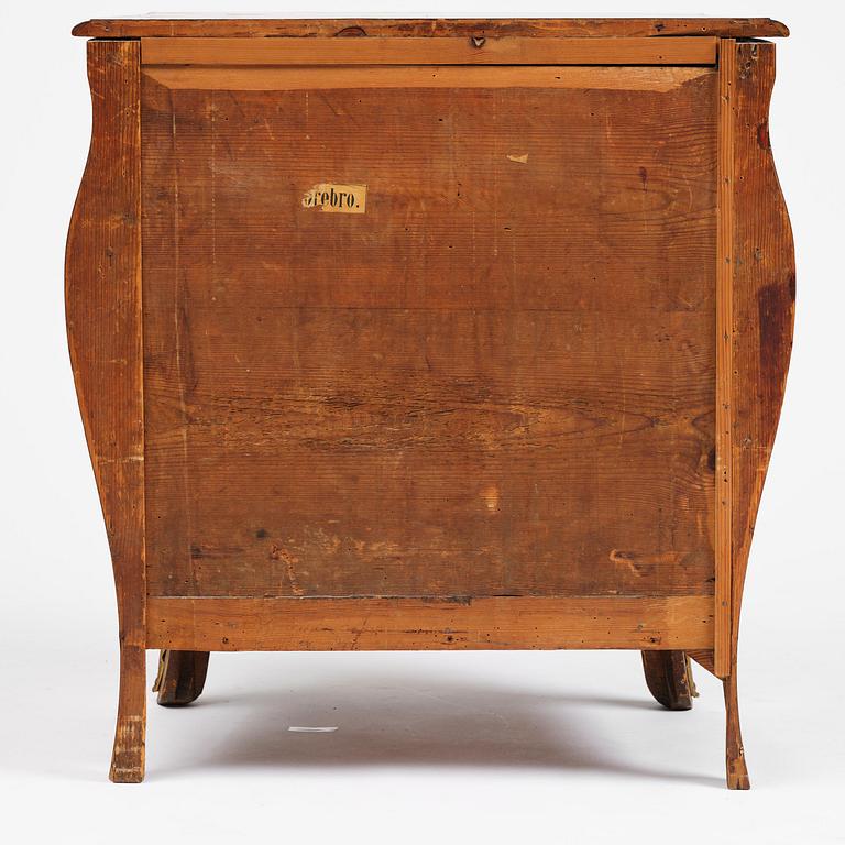 Byrå, Stockholmsarbete, 1700-talets senare del, Rokoko.