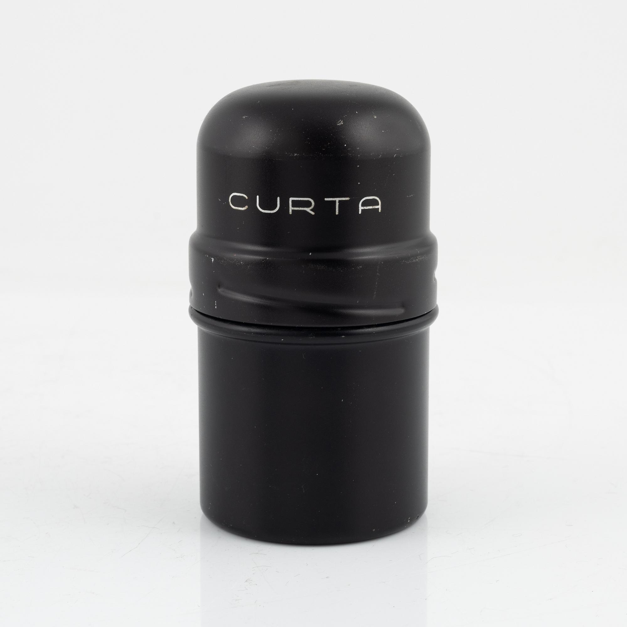 A mechanical calculator, Curta type II, Contina Ltd, after 1954.