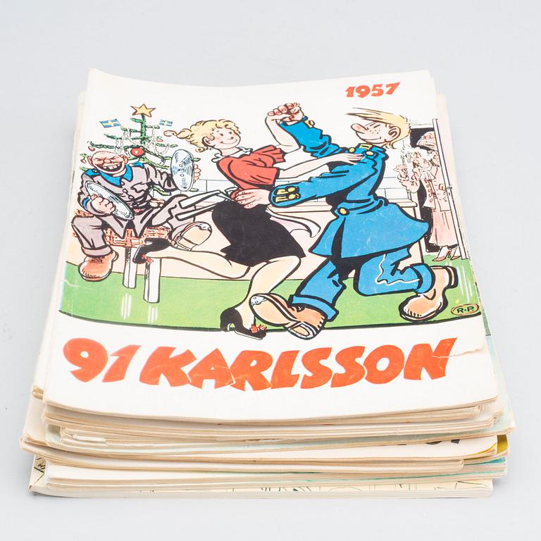 SAMLING SERIER, BLAND ANNAT FANTOMEN, 91:AN KARLSSON. 1900-TALETS ANDRA HÄLFT.