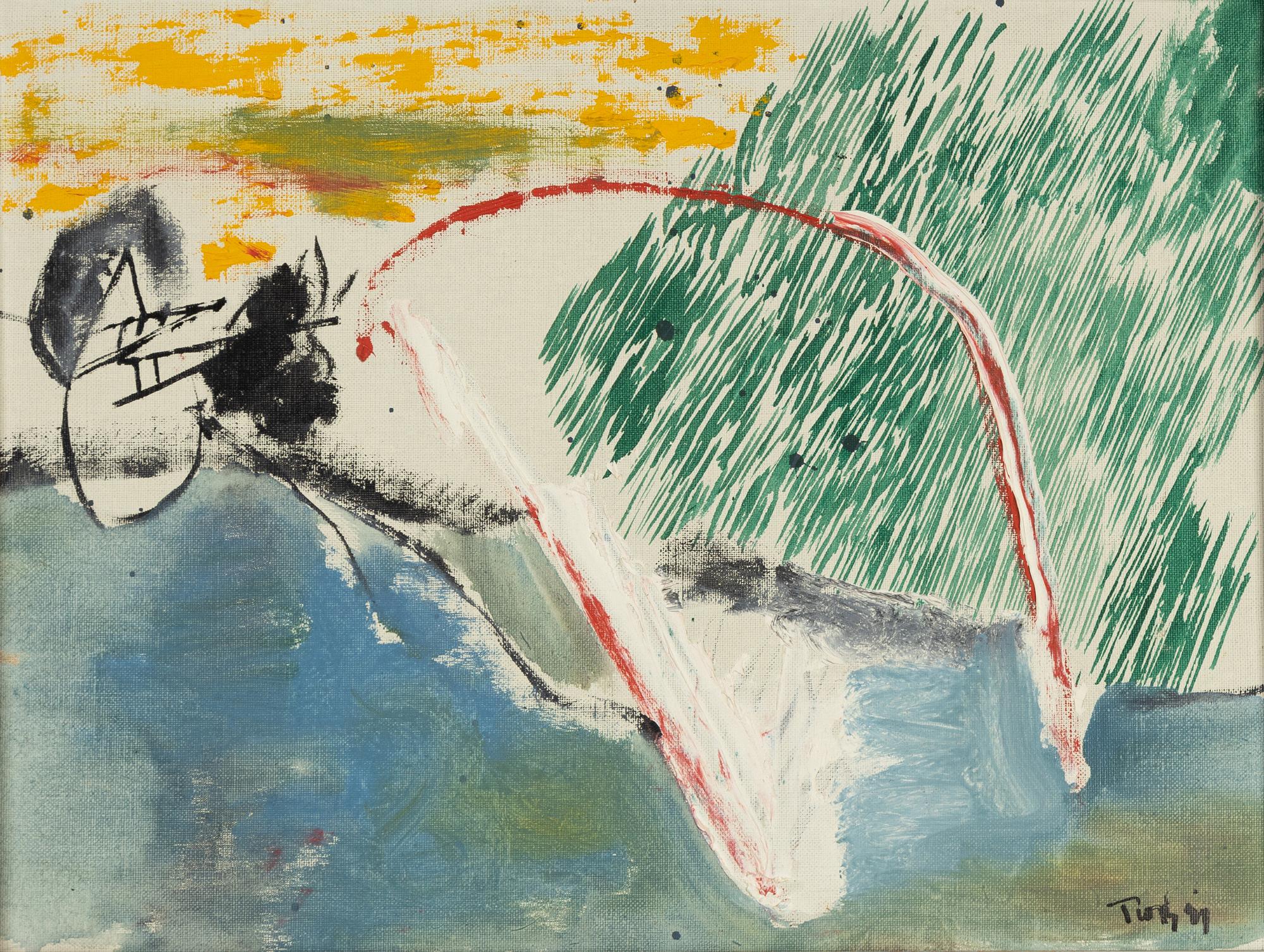 Ulf Trotzig, oil on canvas, signed.