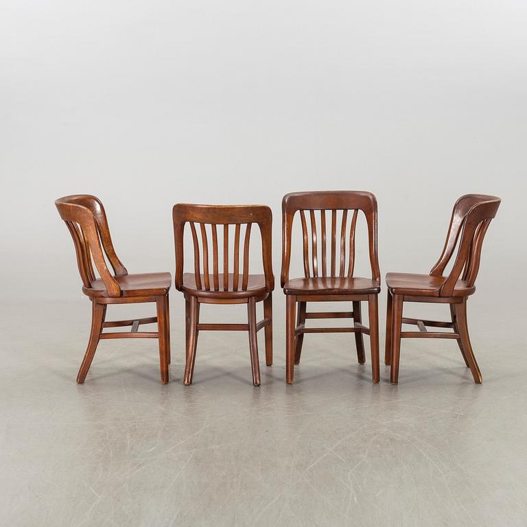 CHAIRS, 4 st, Canada, mid 20th century.