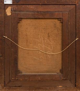 Okänd konstnär 1800/1900-tal olja på duk monogramsignerad.