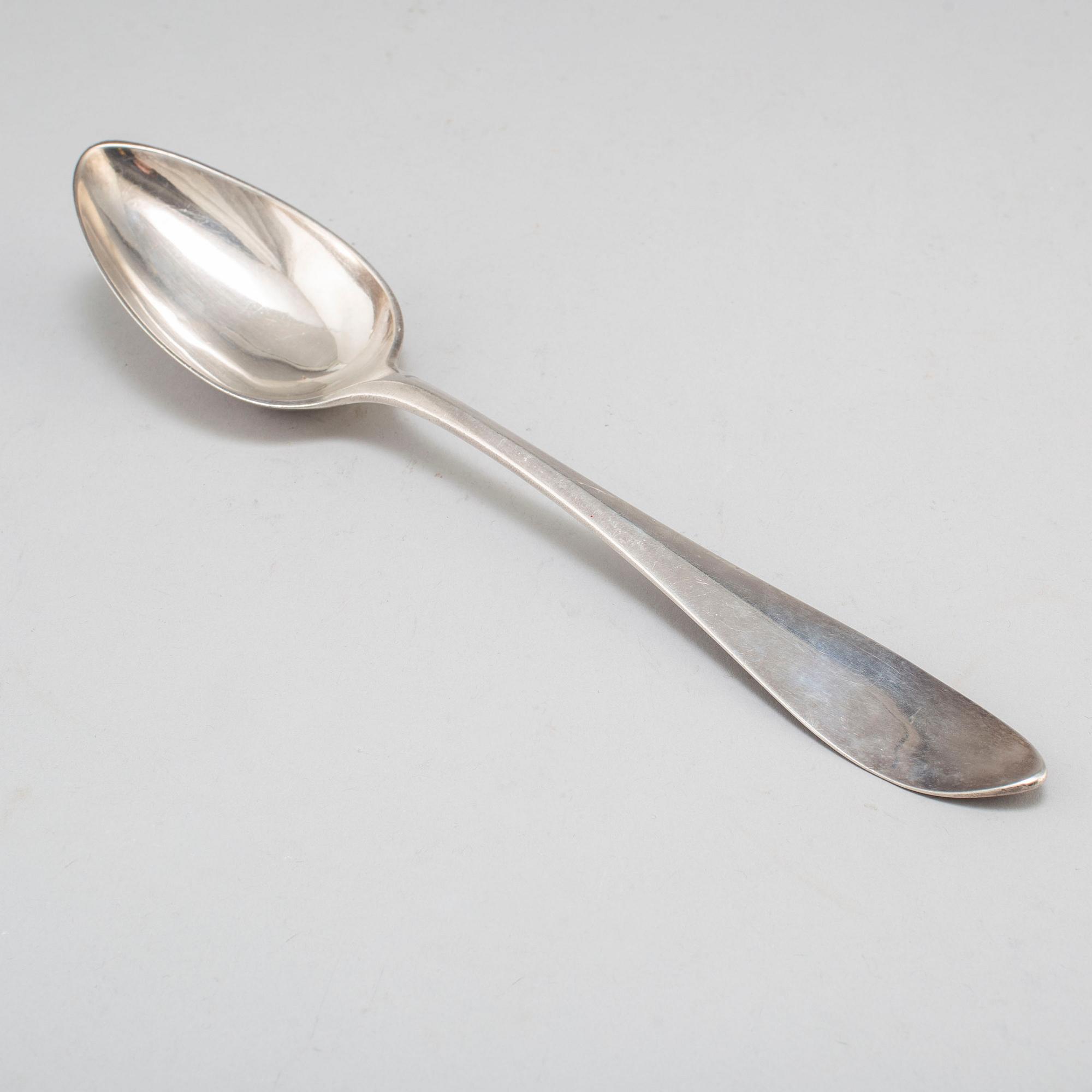 Andreas Rönnov, ragusked, silver, Helsingborg 1819.