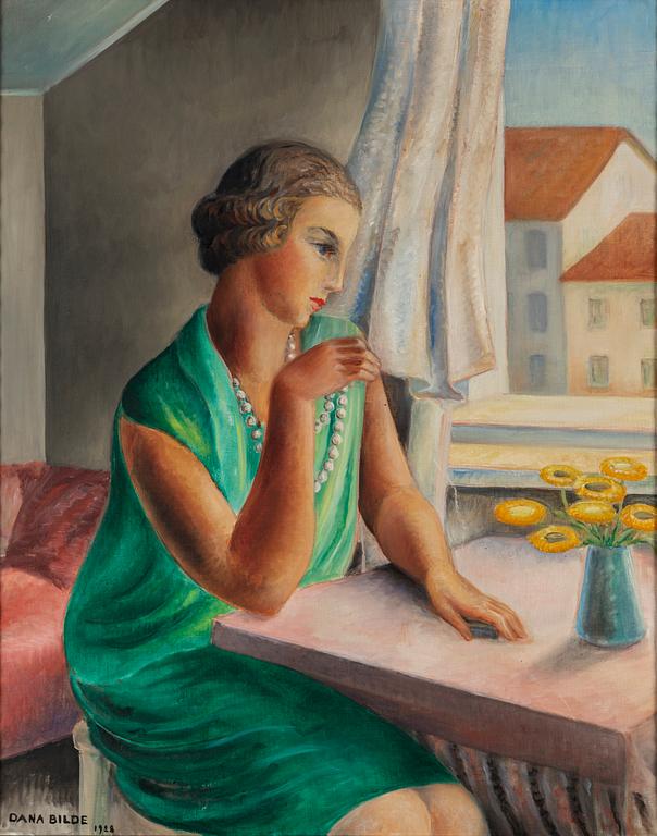 DANA BILDE, oil on canvas, signed and dated 1928.