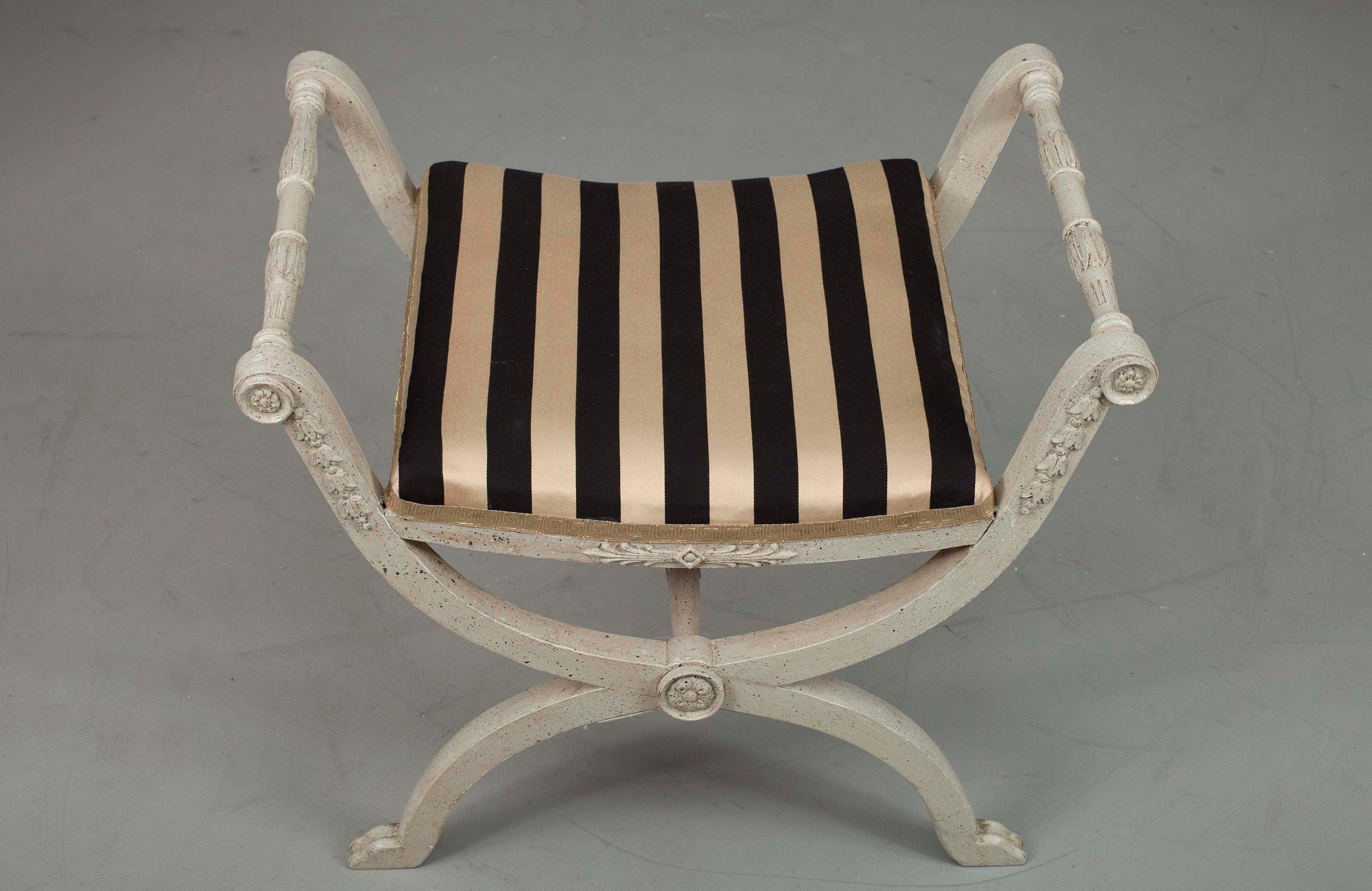 EMPIRE, TABURETTI, empire, 1800-luvun alku.