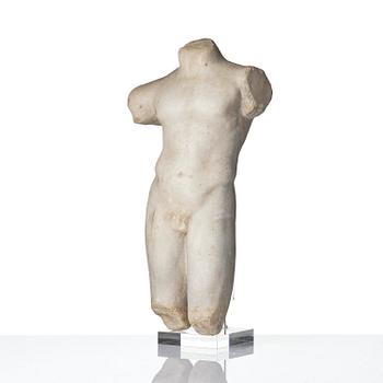 Torso, troligen Italien Grand tour souvenir 1700-tal.