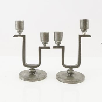 Firma Svenskt Tenn, a pair of candelabra, Stockholm 1930.