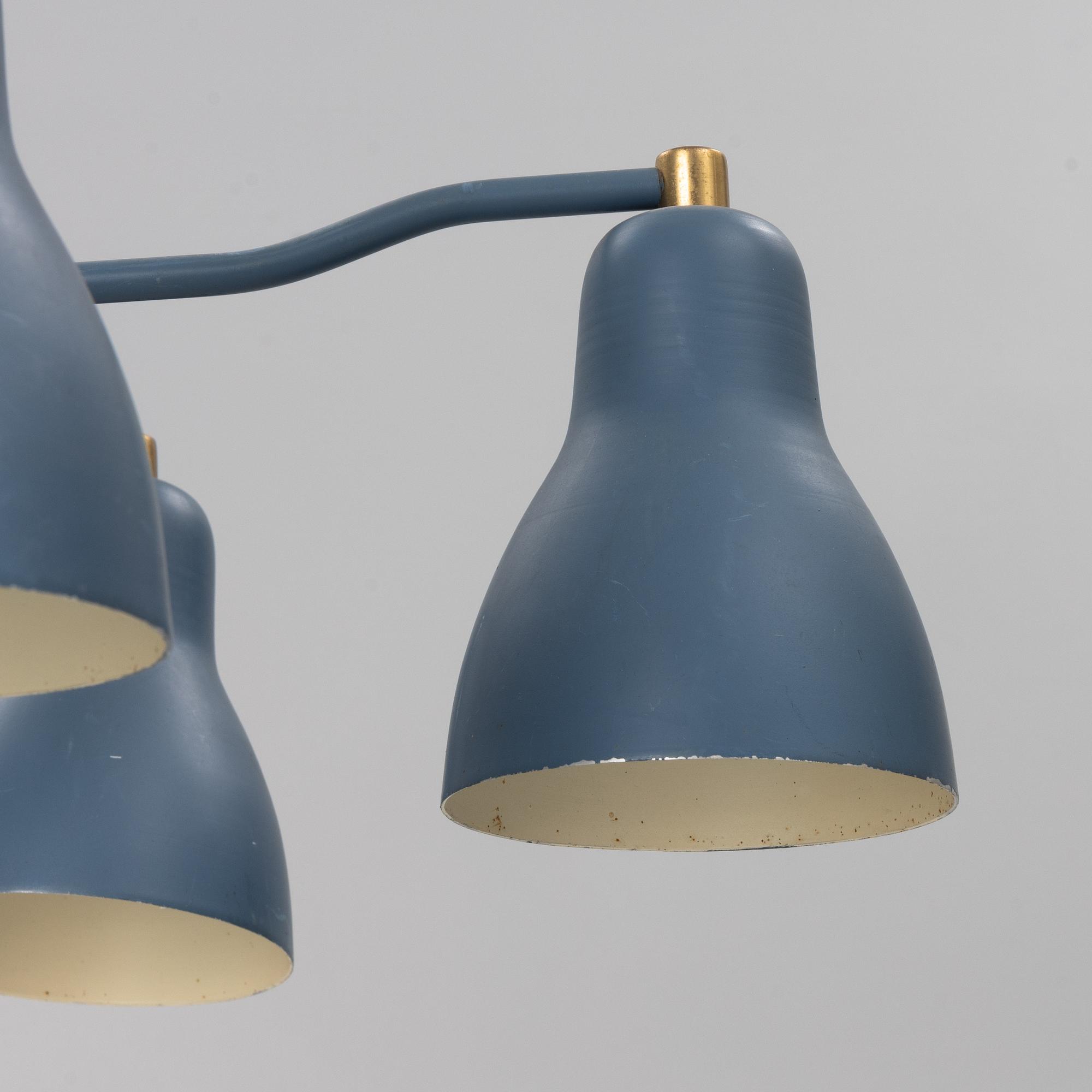 A Swedish Modern ceiling lamp, 1950's.