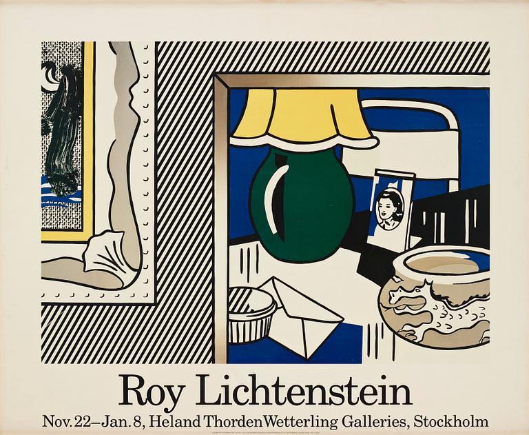 Roy Lichtenstein, poster, Thorden Wetterling Galleries.
