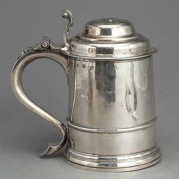 STOP, silver, Georgiansk, Wm. Darkeratt, London, Storbritannien, 1727. Tot ca 759 g.