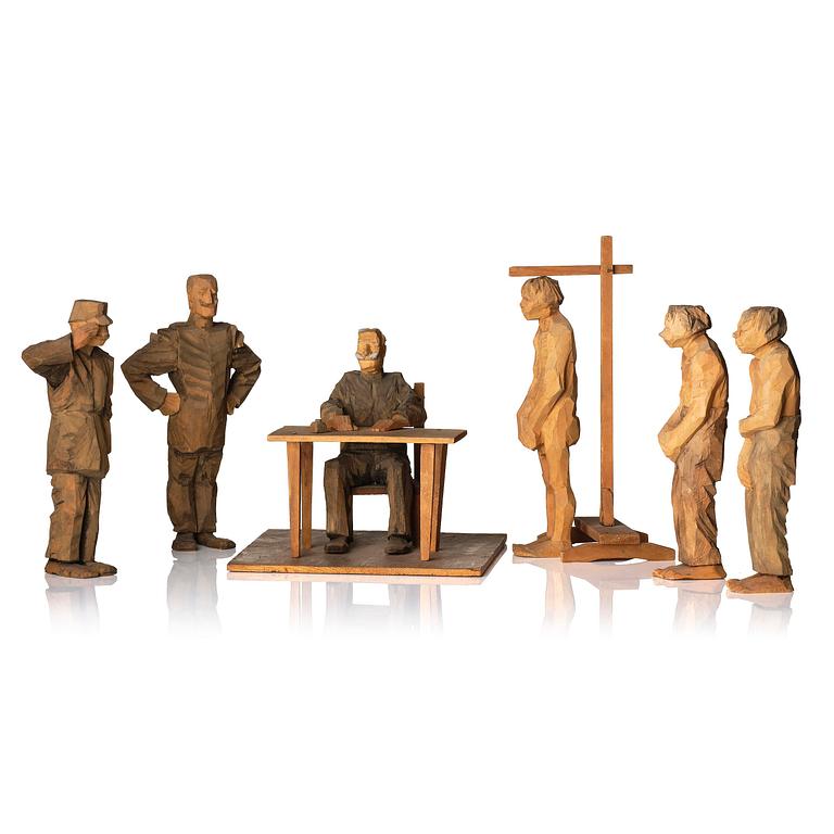 Axel Petersson Döderhultarn, 'Beväringsmönstring' (The Enrollment Act) (7).