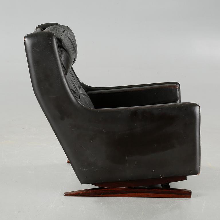 A 1960/70s "Lincoln" rocking chair, designed by Torbjørn Afdal for Karl Sørlie & Sønner.