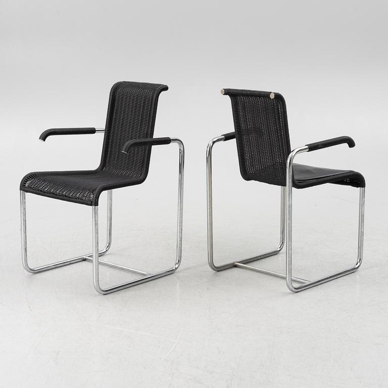 Karmstolar, 4 st, 1900-talets andra hälft.