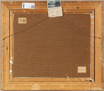 Lindorm Liljefors, Vinterbild med timmerkörare.