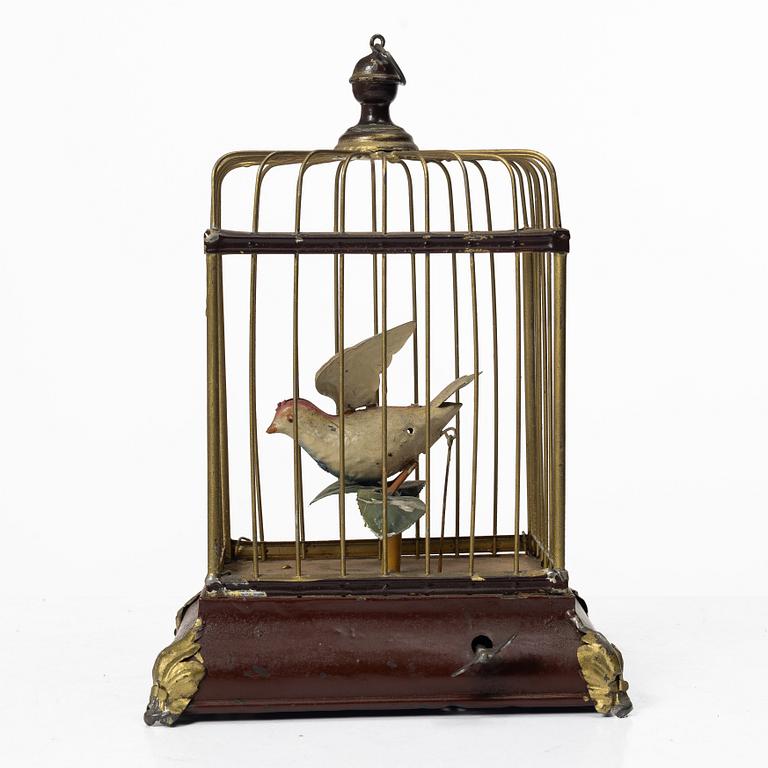 Birdcage-form musical box, late 19th century.
