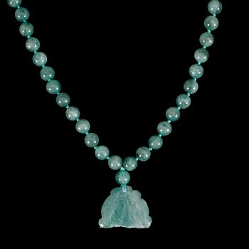 COLLIER, aventurinkvarts. Kina.