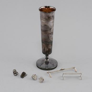 PARTI SILVER, 7 delar, Sverige, 1900-tal. Total vikt 205 g.