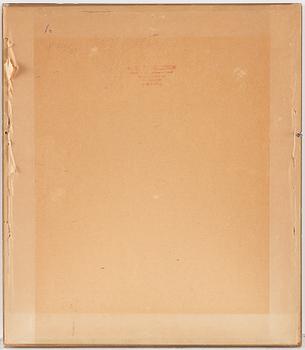 Målningar, fyra stycken av okänd konstär, akvarell och tusch på papper. Japan, Kyoto, 17/1800-tal,