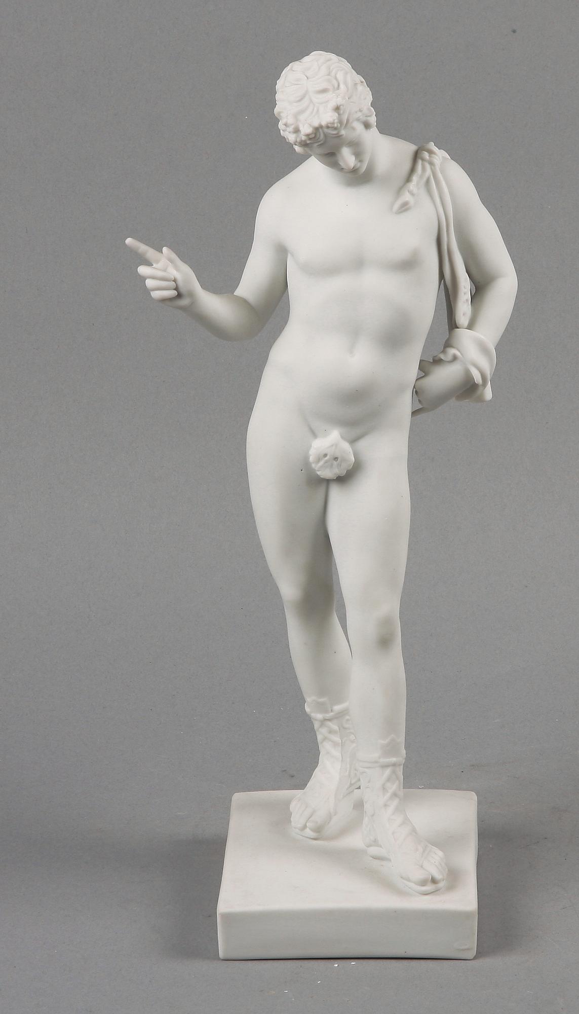 FIGURIN, parian, 1900-tal.