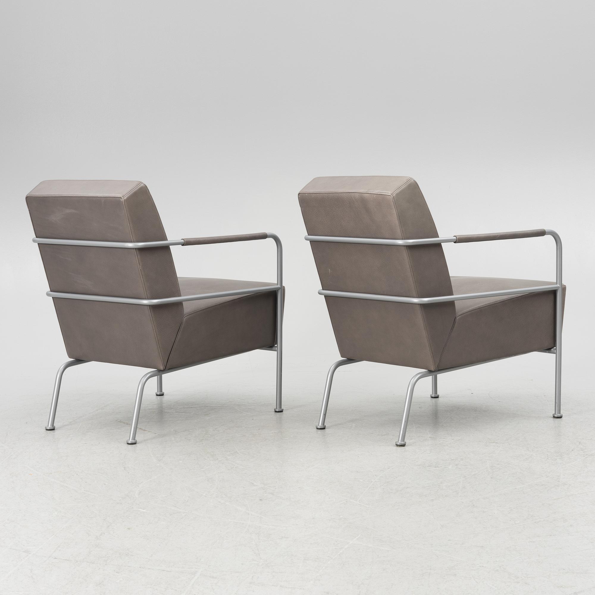 Gunilla Allard, a pair of 'Cinema' armchairs, Lammhults.