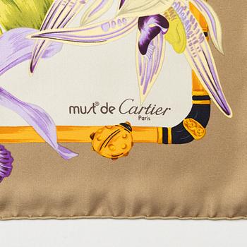 Cartier, scarf.