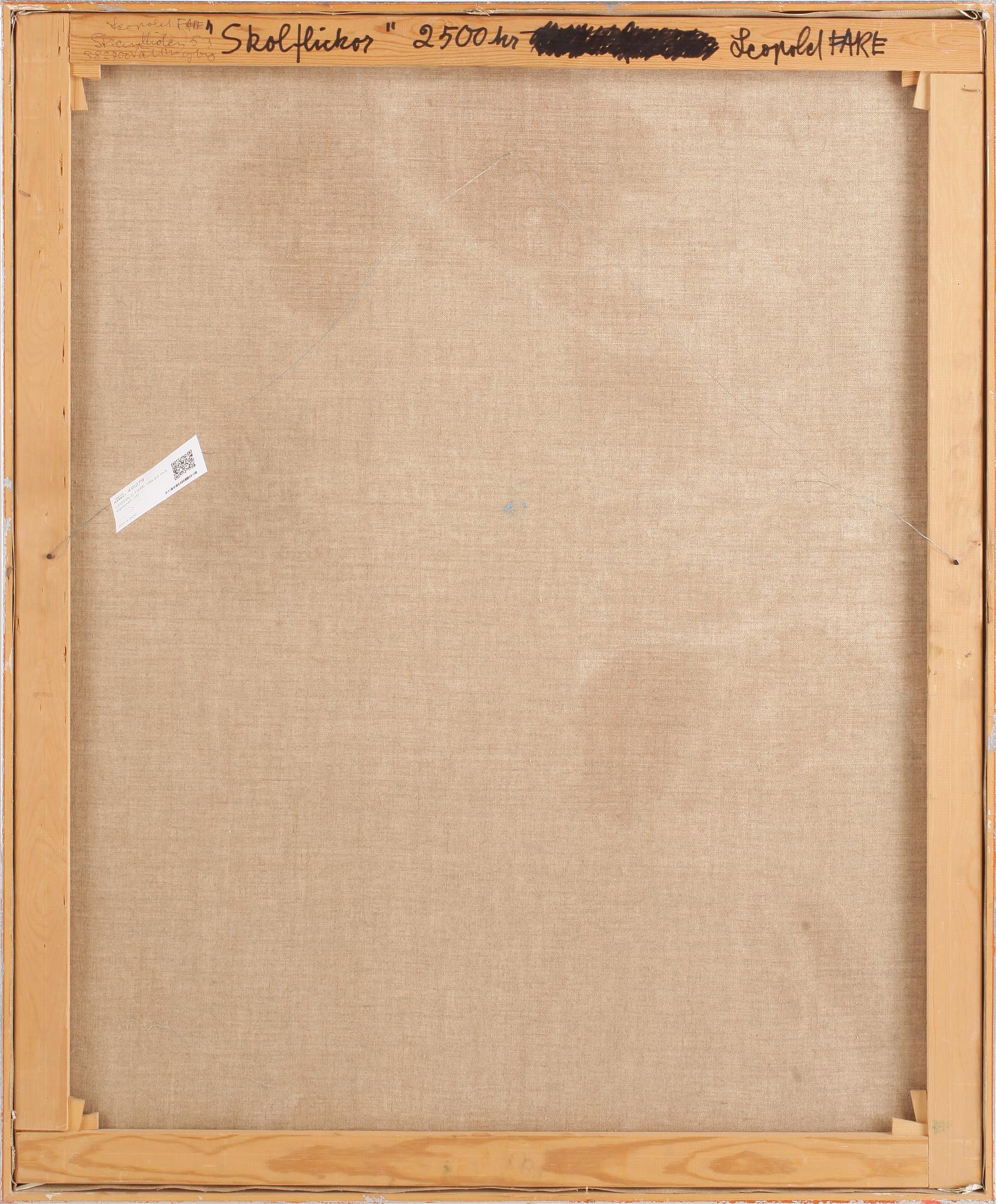 LEOPOLD FARE, olja på duk, signerad.