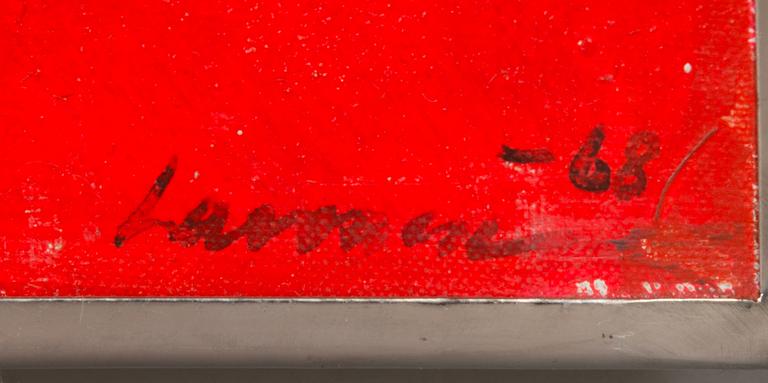 Ahti Lavonen, "Punainen neliö ja diagonaali".