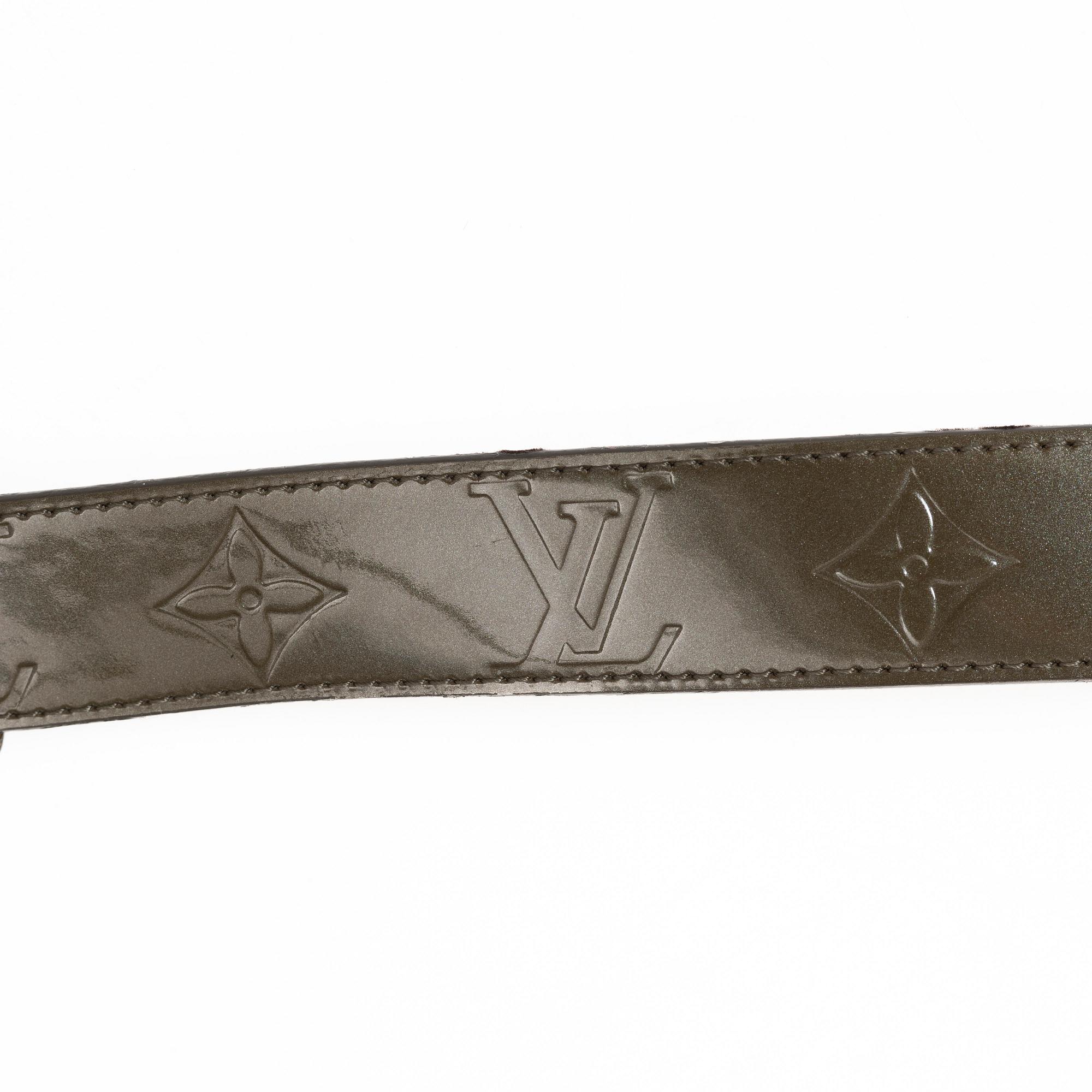 Louis Vuitton, skärp, storlek 90, 2009.