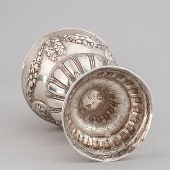 Sockerruska, silver, Köpenhamn 1781.