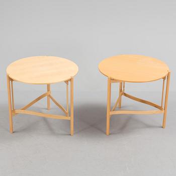 SOFFBORD, ett par, "Tema", design Hans Johansson 1987, Karl Andersson och Söner, Huskvarna.