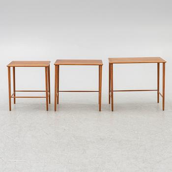 Tea table, 3 pieces, 1950s/60s.
