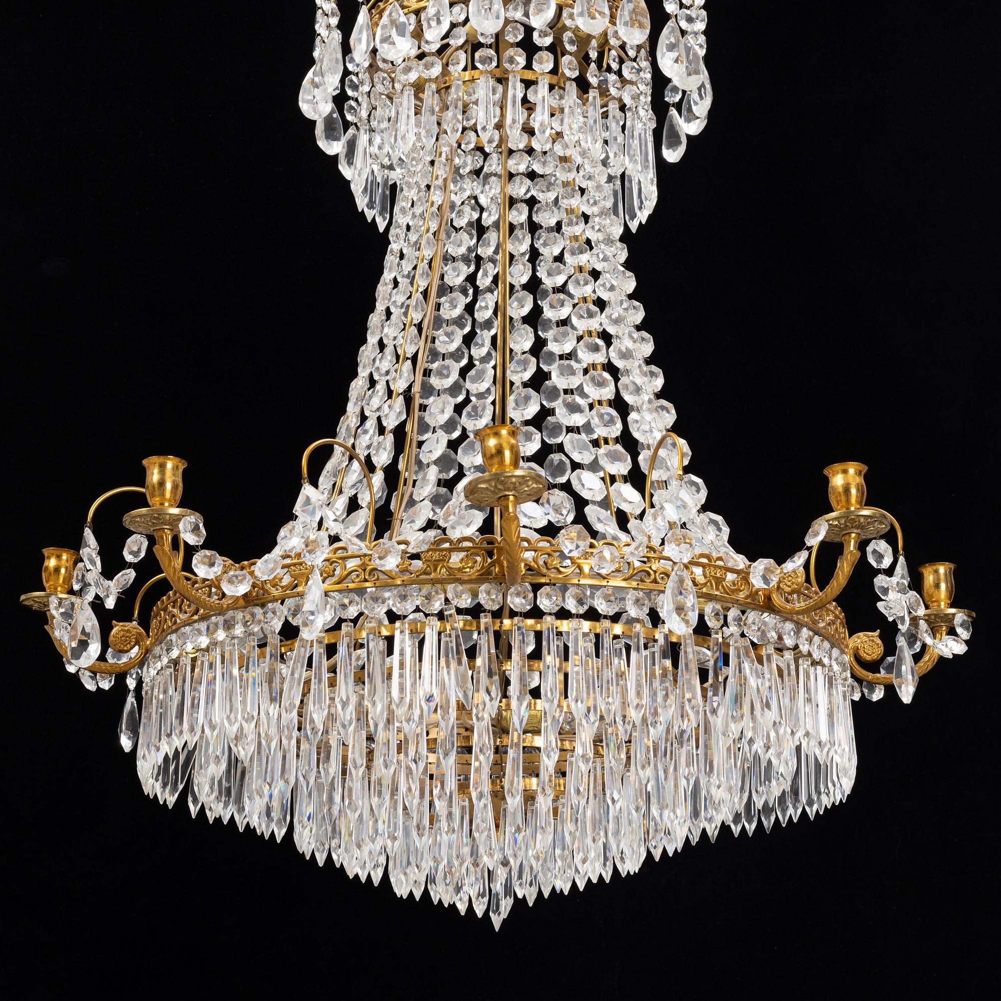 An end of the 20th Century chandelier.