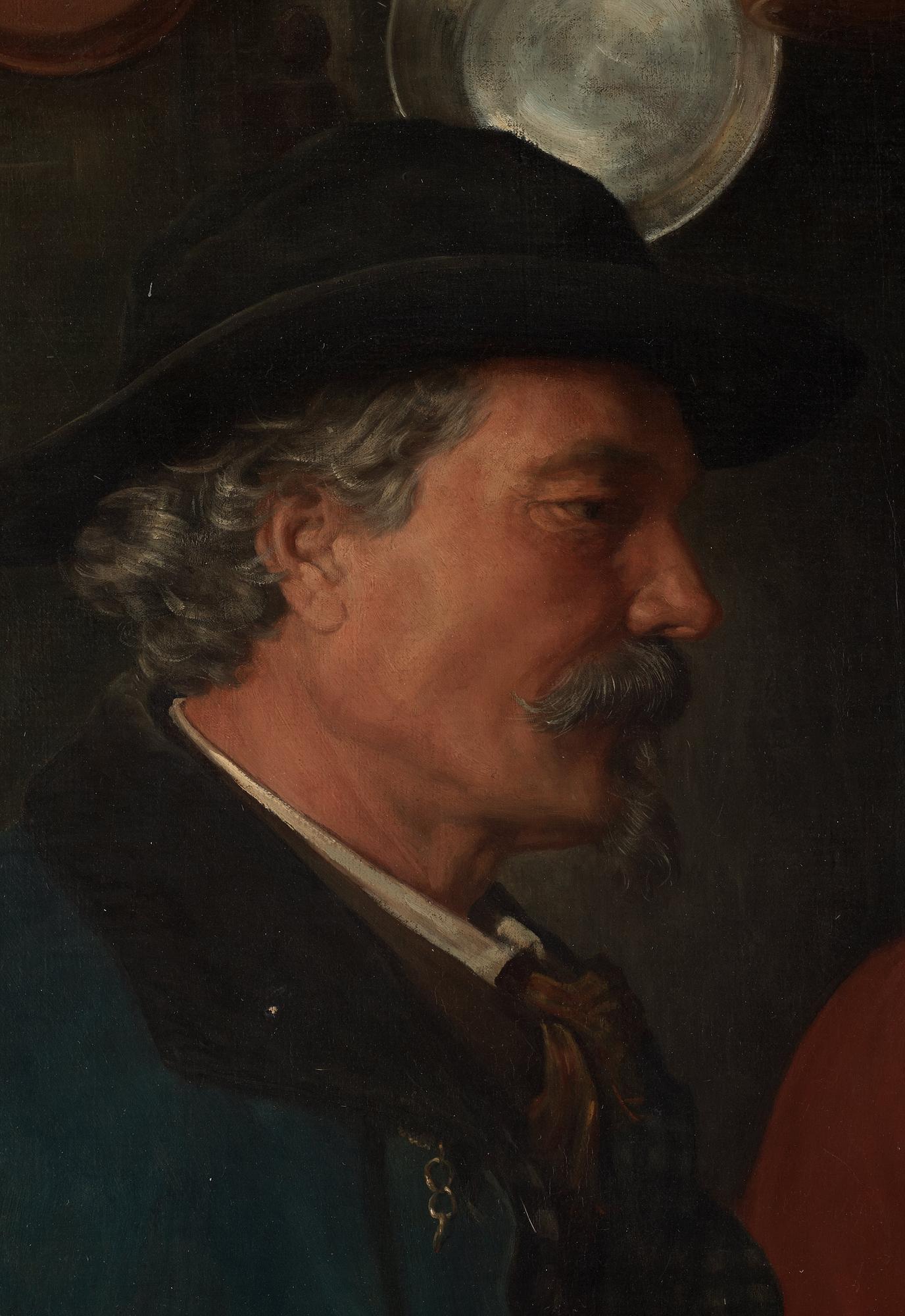 Henry Scott Tuke, At the metal merchant.