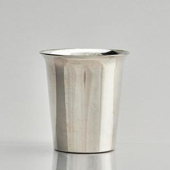 Åke Strömdahl, a sterling silver beaker, Stockholm, Sweden 1959.