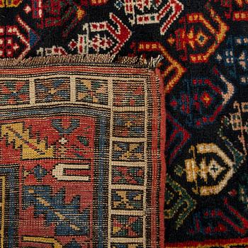 A Caucasian semiantique runner ca 282 x 106 cm.