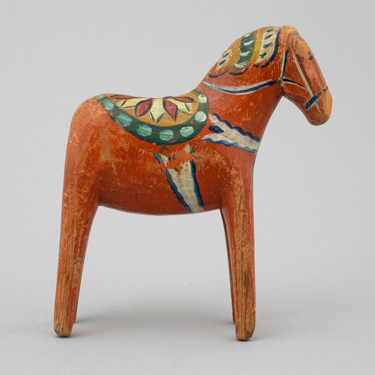 A SWEDISH WOODEN HORSE from Dalecarlia, first half of the 20th century.