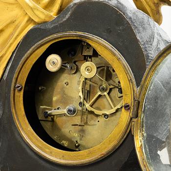 Table pendulum clock, Late Empire, 19th century.